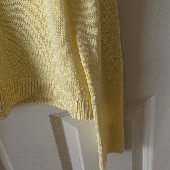 Max Studio Women’s Yellow V-Neck Cardigan Size M EUC - Picture 9 of 14